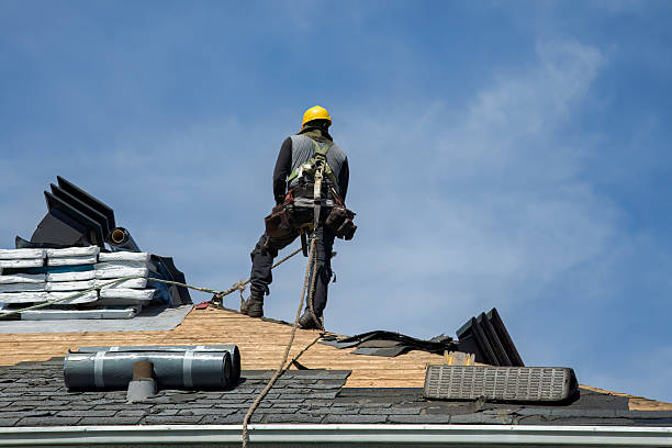 Professional Roof Replacement technician working in Urbana, IN